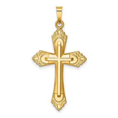 14K gold fleur de lis pendants & charm