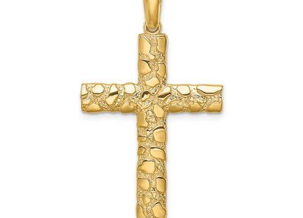 14K gold cross pendant