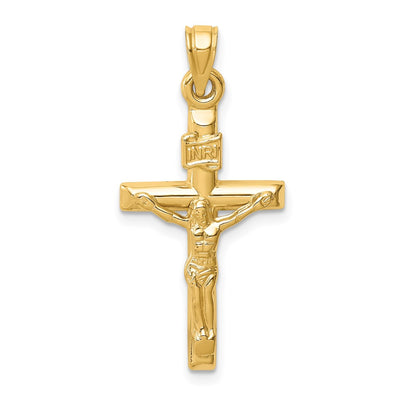 14K gold crucifix pendant