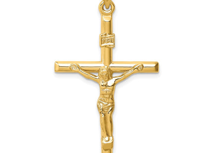 14K gold crucifix pendant