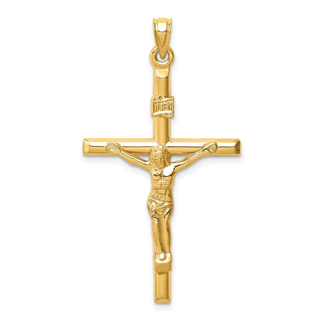 14K gold crucifix pendant
