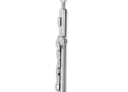 14K white gold crucifix pendant, alternate view
