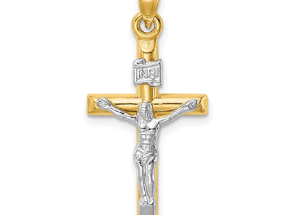 14K gold crucifix pendant
