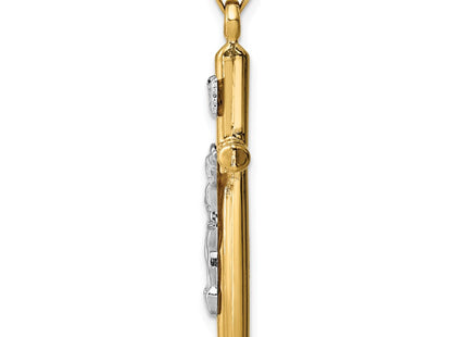 14k Two-tone Pendants Style XR1846 - Classique Jewelry Inc.