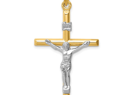 14K gold crucifix pendant