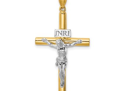 14K gold crucifix pendant