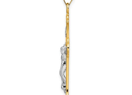 14k Two-tone Pendants Style XR1877 - Classique Jewelry Inc.