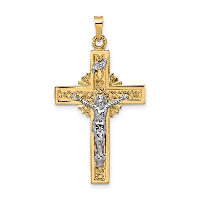 14k Two-tone Pendants Style XR1879 - Classique Jewelry Inc.