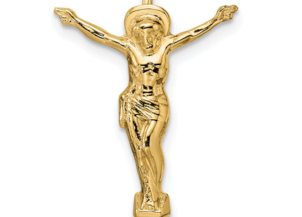 14k Polished Solid Risen Christ Chain Slide, 28.22 x 21.6mm