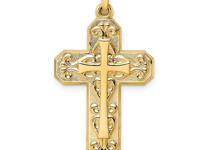 14k Yellow Gold Pendants Style XR1928 - Classique Jewelry Inc.