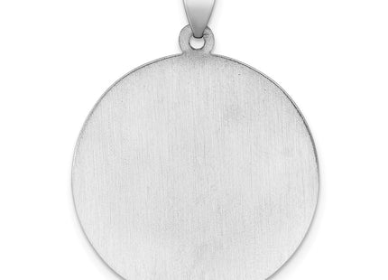 14K white gold pendant, further view