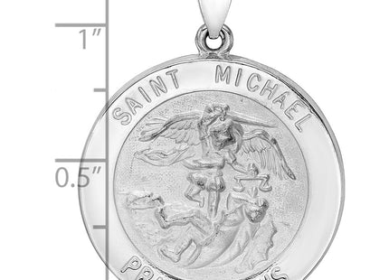 14K white gold pendant, another view