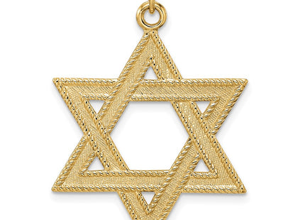 14K gold star pendant