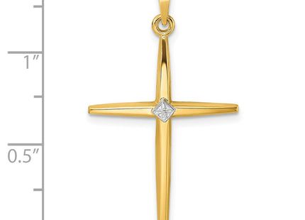 14k Two-tone Pendants Style XR1966 - Classique Jewelry Inc.