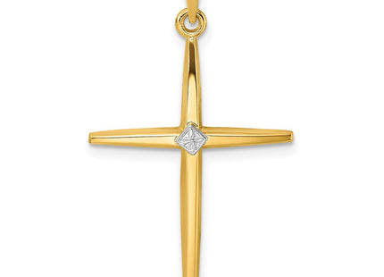14k Two-tone Pendants Style XR1966 - Classique Jewelry Inc.