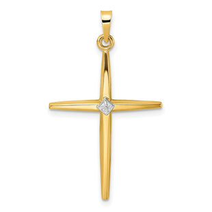 14k Two-tone Pendants Style XR1966 - Classique Jewelry Inc.