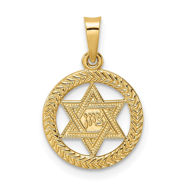 14k Yellow Gold Pendants Style XR1967 - Classique Jewelry Inc.