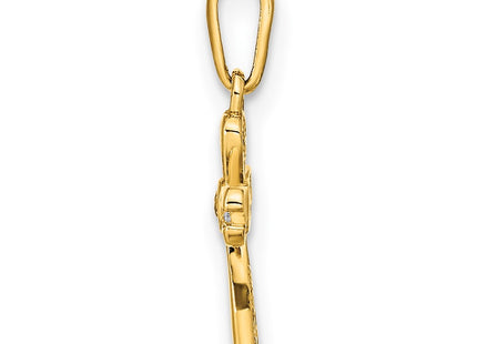 14k Yellow Gold Pendants Style XR1968 - Classique Jewelry Inc.