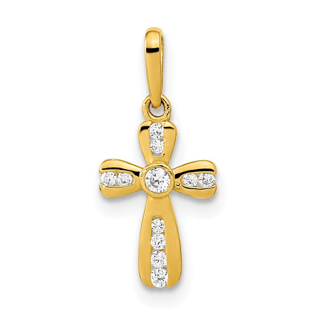 14k Yellow Gold Pendants Style XR1968 - Classique Jewelry Inc.