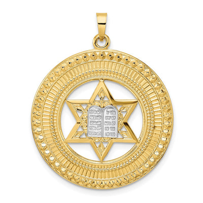14K gold star pendant