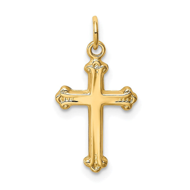 14k Cross Charm, 22 x 12mm