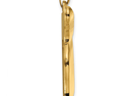 14k Polished Hollow Chai Symbol Pendant (Style XR2001)