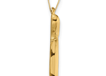 14K gold pendant, alternate view