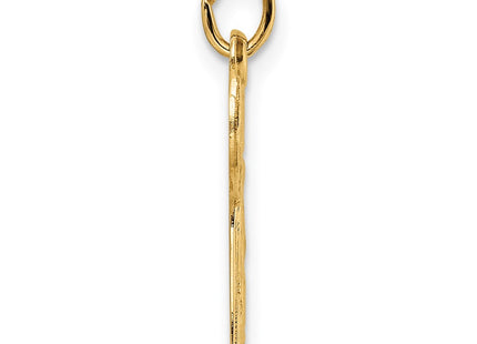 14K gold pendant, alternate view