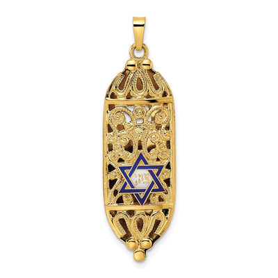 14K gold star pendant