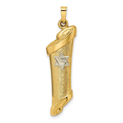 14K gold star pendant