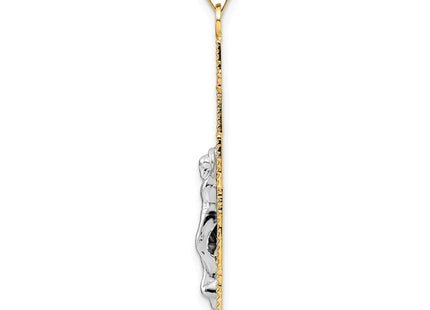 14k Two-tone Pendants Style XR2054 - Classique Jewelry Inc.