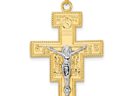 14k Two-tone Pendants Style XR2054 - Classique Jewelry Inc.