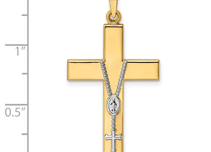 14k Two-tone Pendants Style XR2055 - Classique Jewelry Inc.