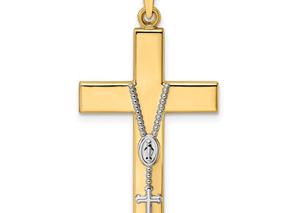 14k Two-tone Pendants Style XR2055 - Classique Jewelry Inc.