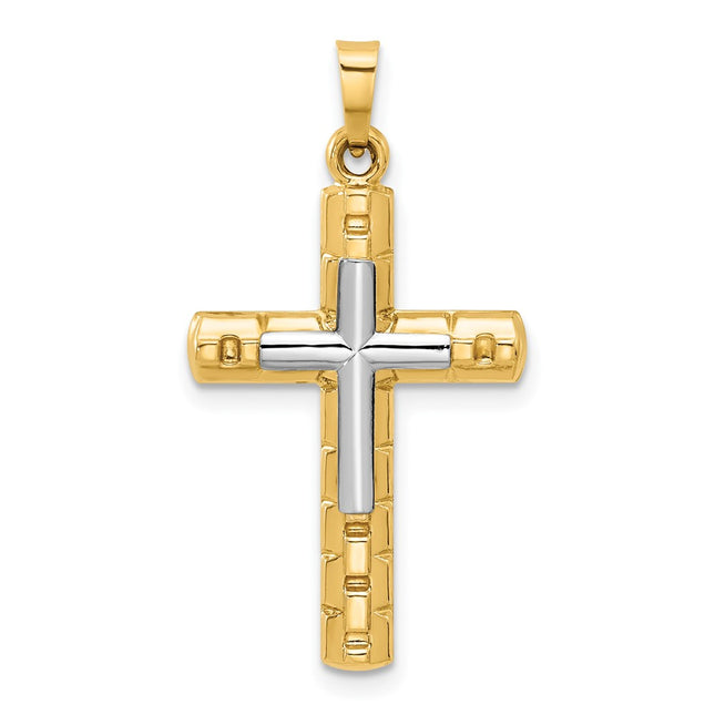 14k Two-tone Pendants Style XR2080 - Classique Jewelry Inc.