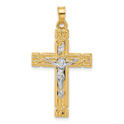 14K gold crucifix pendants & charm