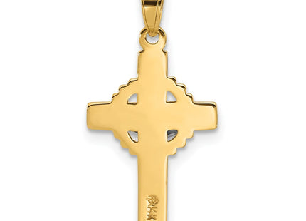 14K gold crucifix pendants & charm, another view