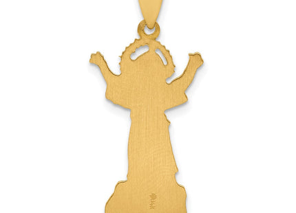 14K gold crucifix pendants & charm, another view