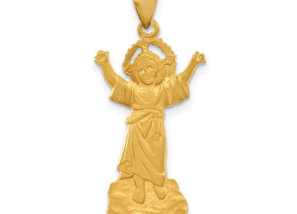 14K gold crucifix pendants & charm