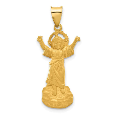 14K gold crucifix pendants & charm