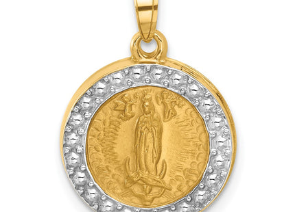 14k Yellow & Rhodium Pendants Style XR2101 - Classique Jewelry Inc.