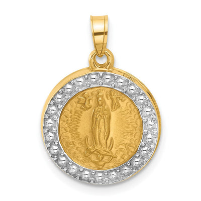 14K gold crucifix pendant