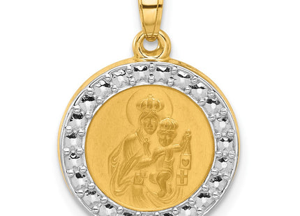 14k Yellow & Rhodium Jewelry Style XR2104 - Classique Jewelry Inc.
