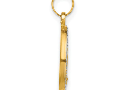 14k Yellow & Rhodium Jewelry Style XR2109 - Classique Jewelry Inc.