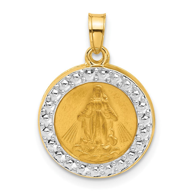 14k Yellow & Rhodium Jewelry Style XR2109 - Classique Jewelry Inc.