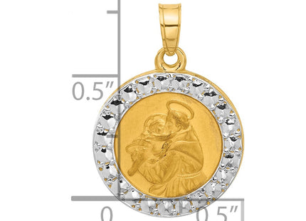 14k Yellow & Rhodium Jewelry Style XR2134 - Classique Jewelry Inc.