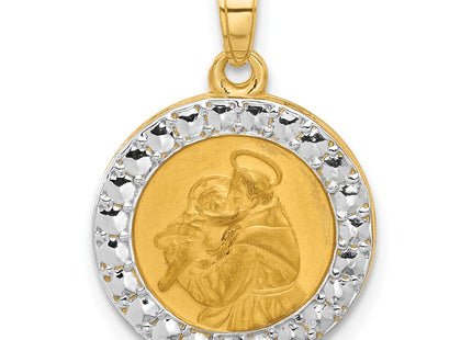 14k Yellow & Rhodium Jewelry Style XR2134 - Classique Jewelry Inc.