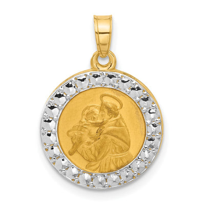 14K gold pendants & charm