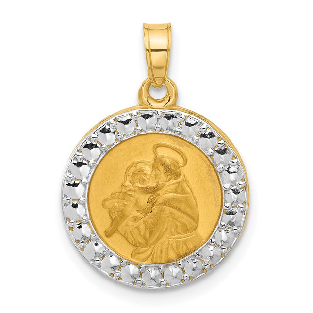 14k Yellow & Rhodium Jewelry Style XR2134 - Classique Jewelry Inc.