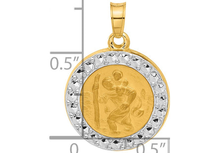 14k Yellow & Rhodium Jewelry Style XR2137 - Classique Jewelry Inc.